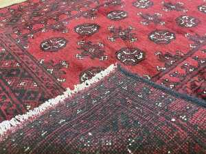 Afghan Turkmen hand knotted wool rug - 4