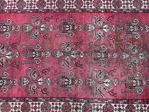 Persian Hamadan hand knotted wool rug - 2