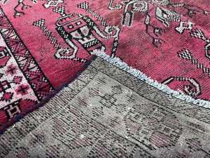 Persian Hamadan hand knotted wool rug - 4