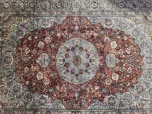 Persian Nain silk rug - 2