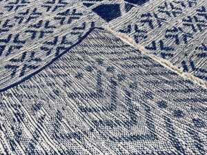 Indo Jaipur hand knotted silk and wool rug - 4