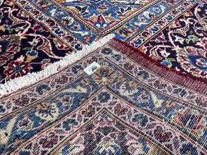 Persian Kashan hand knotted wool rug - 4