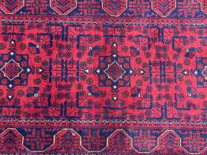 Afghan Khal Mohammadi hand knotted wool rug - 2