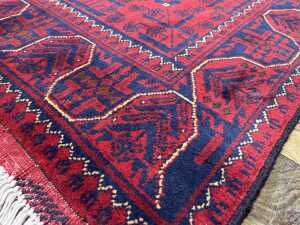 Afghan Khal Mohammadi hand knotted wool rug - 3