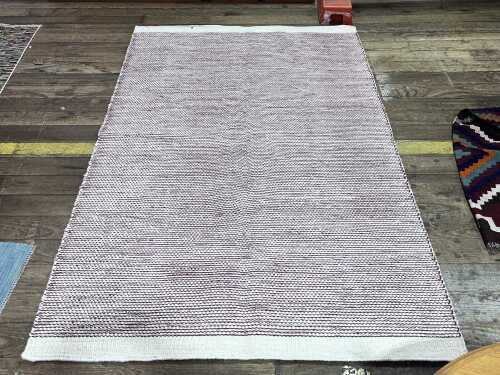 Indo Jaipur modern flat woven wool rug