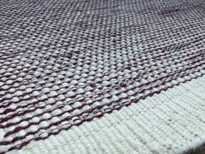 Indo Jaipur modern flat woven wool rug - 3