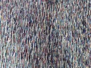 Afghan Chobi striped hand knotted wool rug - 2