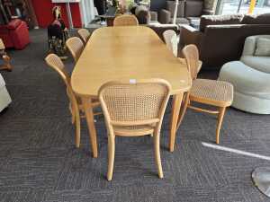 Eight-piece modern dining suite - 2