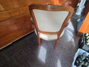 French Provincial-style tapestry armchair - 5
