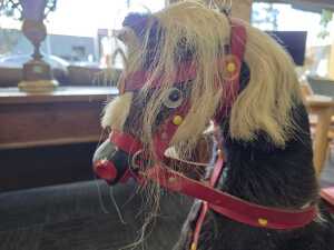 Plush rocking horse on safety glider stand - 3