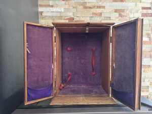 Timber Catholic Last Rites sick call box - 2