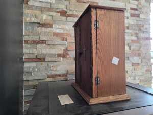 Timber Catholic Last Rites sick call box - 3