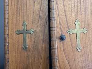 Timber Catholic Last Rites sick call box - 5
