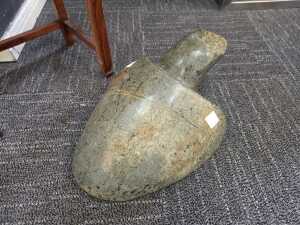 Hand-carved Shona stone turtle sculpture in earthy tones - 3
