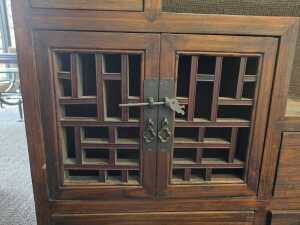 Chinese elm stair chest - 3