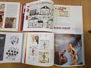 Four Atomic Age-inspired art reference books, including Beatsville - 4