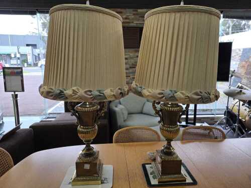 24 · Pair of Neoclassical style table lamps