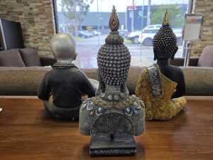 Three decorative Buddha figures - 2