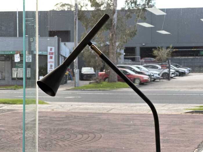 Modern black floor lamp