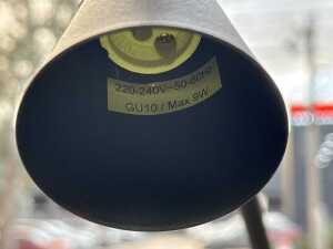 Modern black floor lamp - 3