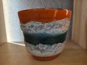 Three mid-century ceramic pieces, including West German - 4