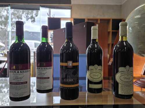 43 · Mixed Durif, five bottles