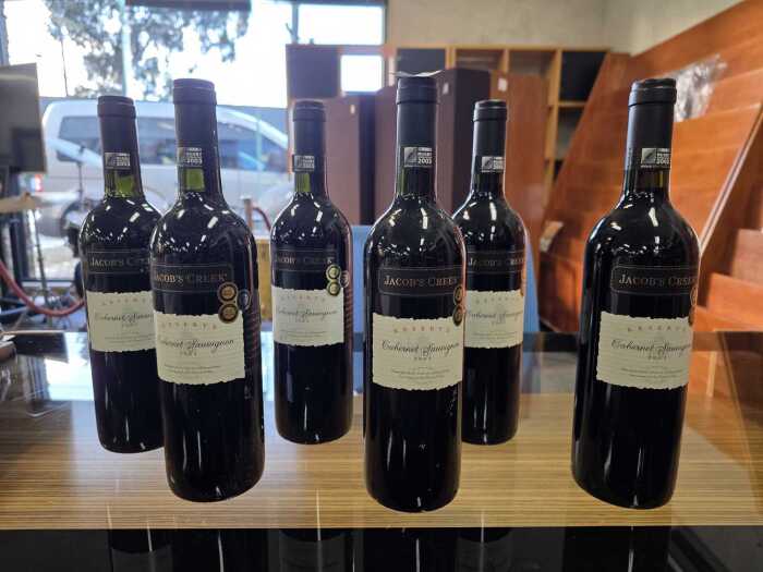 Jacob's Creek Reserve Cabernet Sauvignon 2001, half dozen