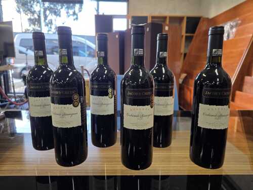 47 · Jacob's Creek Reserve Cabernet Sauvignon 2001, half dozen