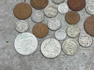 Group of mostly pre decimal silver coins - 2