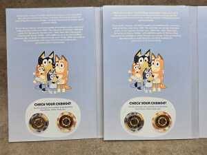 Two Bluey 2026 $2 Uncirculated 7 coin sets - 2