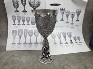 Graeme Anthony, Lord of the Rings 'Shelob' pewter goblet - 2