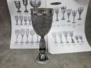 Graeme Anthony, Lord of the Rings 'Shelob' pewter goblet - 3