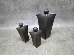Three Barb Hertel ceramic 'Guardian Spirit' forms - 3