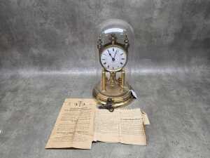 German anniversary dome clock