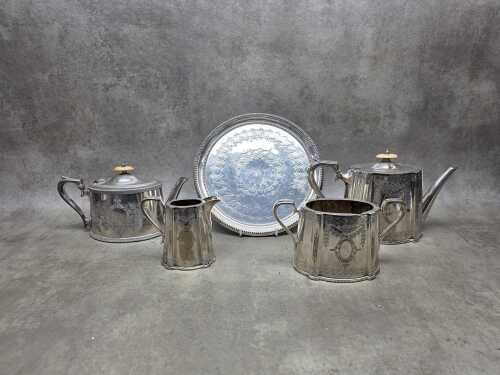 93 · Silver plated teawares