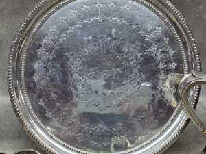 Silver plated teawares - 7