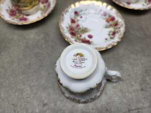 Three Royal Albert 'Four Seasons' porcelain duo and side plate sets - 5