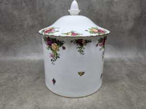 Royal Albert 'Old Country Roses' porcelain canister