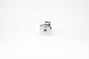 A pair of laboratory grown diamond studs in 14 carat white gold - 4
