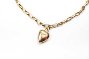 A broken bracelet in 9 carat yellow gold - 3