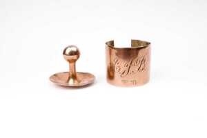 A group jewellery in 9 rose carat - 4