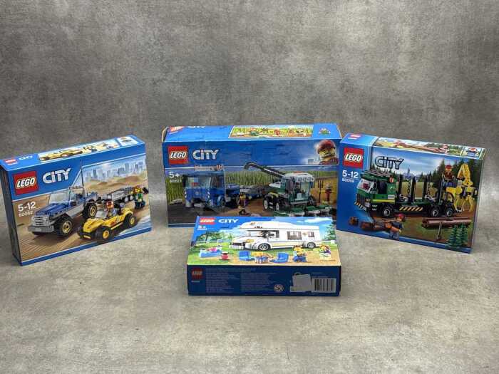 Four LEGO City sets
