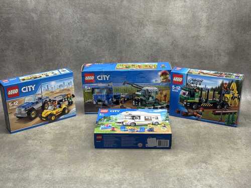 Four LEGO City sets