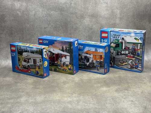 Four LEGO City sets
