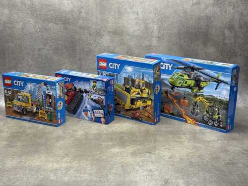 Four LEGO City sets