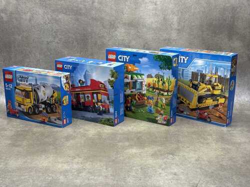 Four LEGO City sets