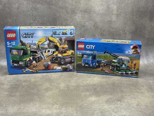 Two LEGO City sets