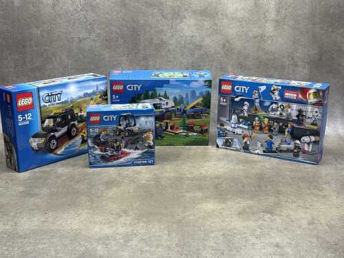 Four LEGO City sets 5+