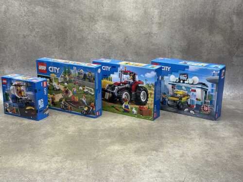 Four LEGO City sets