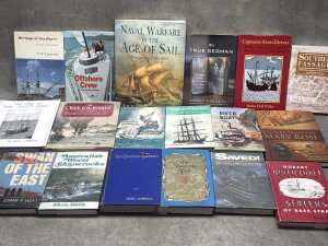 Maritime history books, including The Log of the Cutty Sark - 2